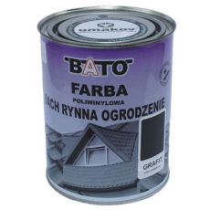 Farba polyvinylová, grafit RAL7024 satin 1kg(0,8L)
