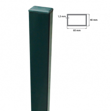 Stĺpik 60x40mm ZnPVC 2400mm zelená