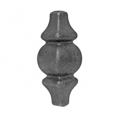 Tyč kovaná-element 14x13, h84, b33x33mm