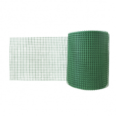 Plastové pletivo, oko 15x15mm, výška 600mm, zelené