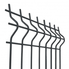 Zváraný plotový panel 3D ZnPVC 2500x1030x4mm antracit