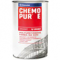 Polyuretán vrchný lesklý U-2081 farba RAL9005 0,8L