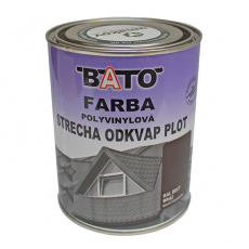 Farba polyvinylová, hnedá RAL8017 satin 1kg (0,8L)