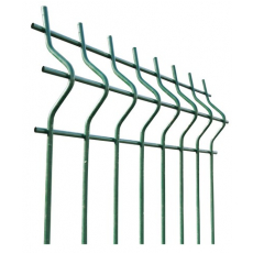 Zváraný plotový panel 3D ZnPVC 2500x1730x5mm zelená