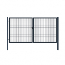 Brána 2kr. OPTIM ZnPVC 3600x1800mm, antracit
