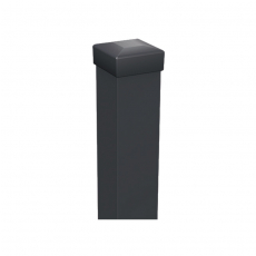 Stĺpik Oceľový dorazový k bránke IMPERIAL 100x100x2200mm, Antracit