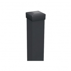 Stĺpik Oceľový dorazový k bránke IMPERIAL 100x100x2200mm, Antracit