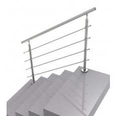 Nerezové zábradlie na schody, 1500x900mm, VS, L