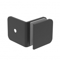 Zasklenie pevne - držiak skla, AISI 304, BLACK