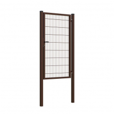 Bránka 1kr. 2D BOX ZnPVC 1000x1700mm RAL 8017 hnedá