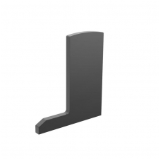 Záslepka pre profil AL/0006-ECO-RAL 9005