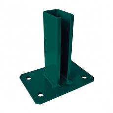 Pätka stĺpika ZnPVC 40x60mm zelená