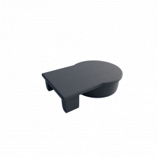 Čiapka na set profilov z nastaviteľným uhlom 42x66mm antracit