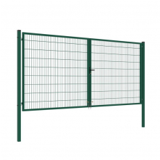 Brána 2kr. 2D BOX ZnPVC 4000x1700mm RAL6005 zelená