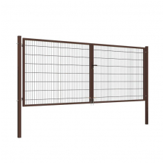 Brána 2kr. 2D BOX ZnPVC 4000x1500mm RAL8017 hnedá