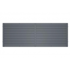 Brána 2kr. Oceľová SAN 4000x1500mm, Auto, Grafitová sivá