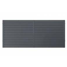 Brána 2kr. Oceľová SAN 4000x1800mm, Auto, Grafitová sivá