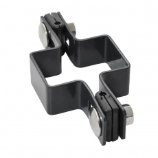 Objímka priebežná na stĺpik ZnPVC 60x60mm antracit