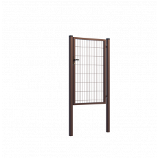 Bránka 1kr. SQUARE ZnPVC 1000x1500mm, hnedá