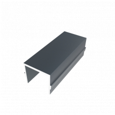 Hliníková dištančná lišta 50mm, KLIK, antracit