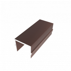Hliníková dištančná lišta 50mm, KLIK, hnedá