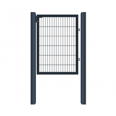 Bránka 1kr. OPTIM ZnPVC 1000x1000mm, antracit
