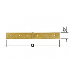 Záves stavebný 100x25x1,5mm