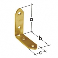 Uholník 40x40x17mm