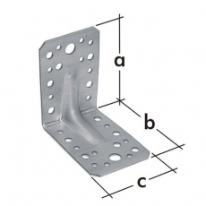 Uholník s prelisom 90x50x55x2,5mm