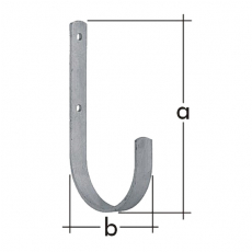 Hák plochý "U" 110x60mm