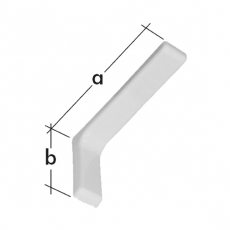 Konzola s plastovým krytom 240x145mm