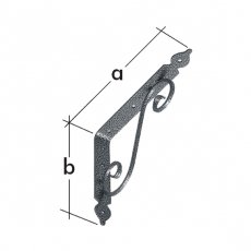 Konzola 240x190mm