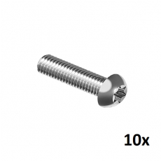 Skrutka PH/TORX M5x20 DIN7380 A2 nerezová 10ks/bal.