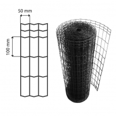 Pletivo zvárané 100x50x2,5-1000mm 25m antracit