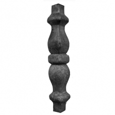 Tyč kovaná-element h145, b26x26, 14x14mm
