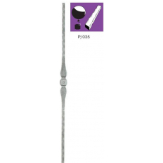 Tyč ozdobná P/035A-12, 36x900mm