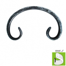 Element tvaru-C h120, b75, 12x6mm