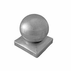 Krytka na stĺpik s guľou 60x60, D60, t0,6mm