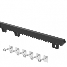 Hrebeň plastový PVC+Fe,27x20mm,L1m,max 700kg