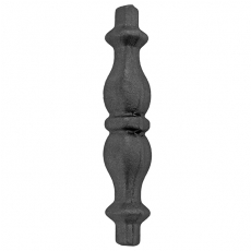 Tyč kovaná-element h140, b26x26, d14mm