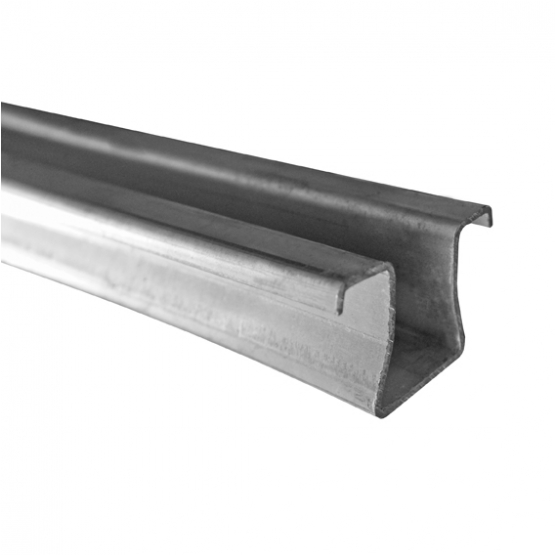 Koľajnička vodiaca spodná pre závesné brány Zn, t3 - detail 1 - detail 1