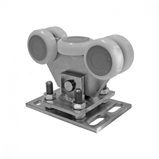 Vozík nosný Zn+NYLON, profile 80x80mm - detail 1 - detail 1