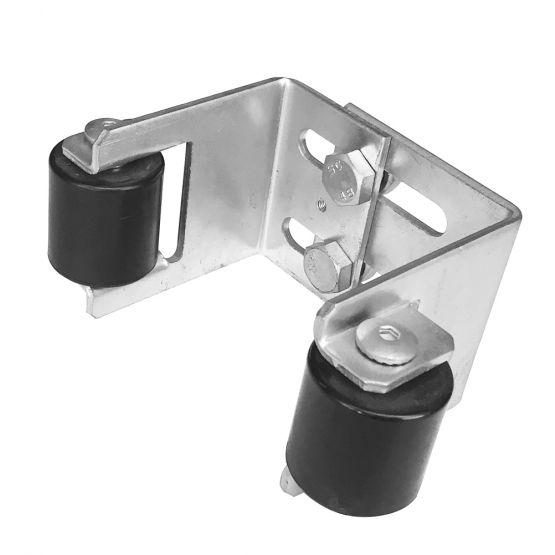 Horný nábeh - nastaviteľný 55-90mm Zn,black rubber - detail 1 - detail 1