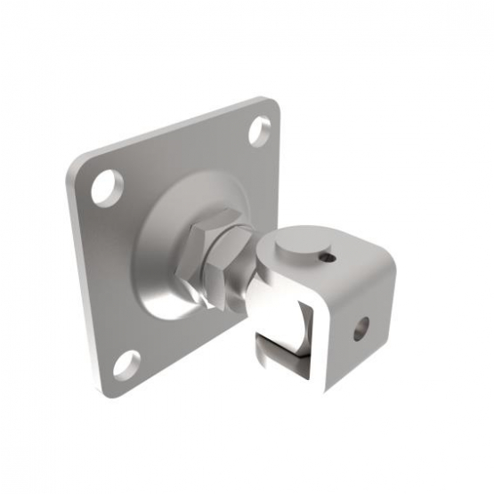 INOX záves nastav. s kotviacou prírubou M20, 100x1 - detail 1 - detail 1