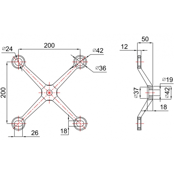 Zasklenie - spider 04 - detail 2 - detail 2