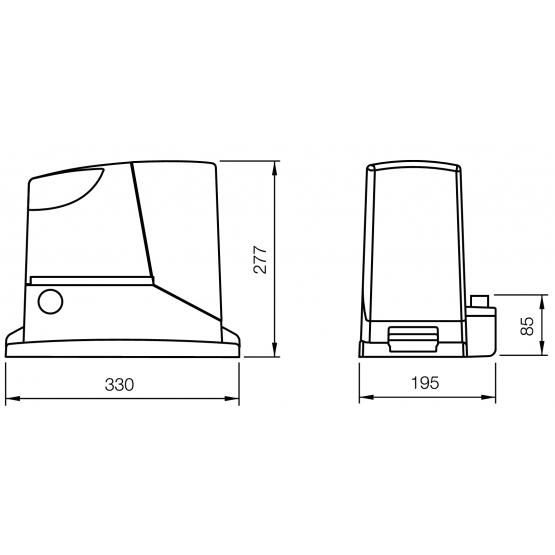 Pohony brán set, max 400kg - detail 2 - detail 2