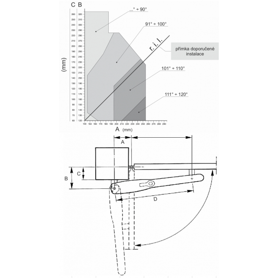 Nice pohon pre dvojkrídlovú bránu, sada s fotobunkami - detail 4 - detail 4