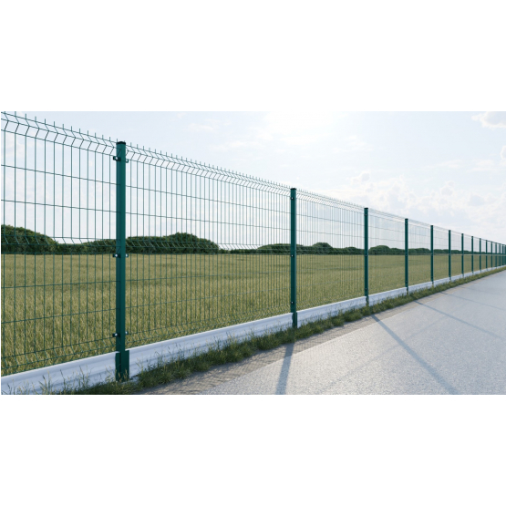 Zváraný plotový panel 3D ZnPVC 2500x1530x4mm zelená - detail 3 - detail 3