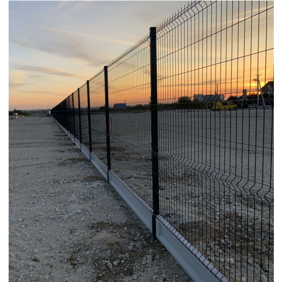 Zváraný plotový panel 3D ZnPVC 2500x1730x4mm antracit - detail 3 - detail 3