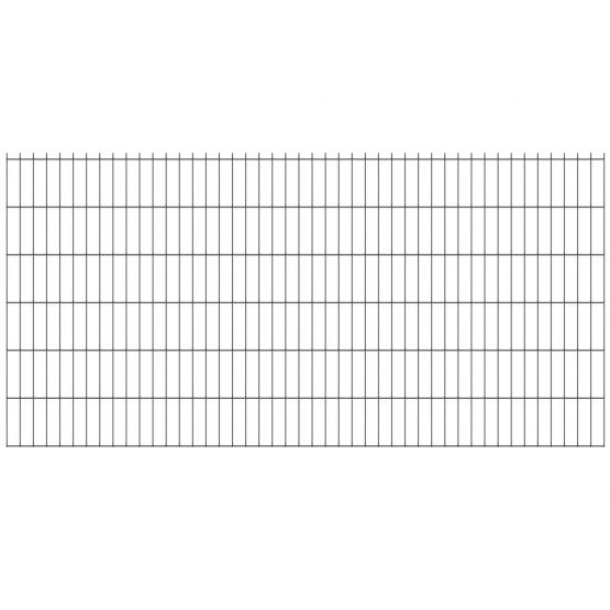 Zváraný plotový panel N2D 2500x1230mm D5/4/5mm antracit - detail 2 - detail 2